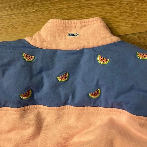 Vineyard vines light pink watermelon quarter zip - Picture 2 of 15